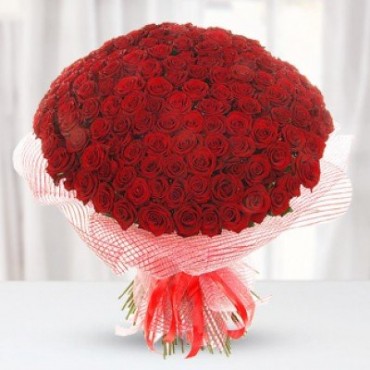 100 Red Roses beautiful bouquet